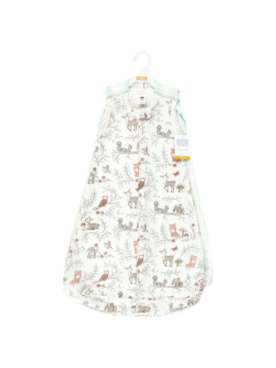 Хлопковая блузка с длинными рукавами - решение для сна Hudson Baby, Girl woodland pals sleeveless — 3