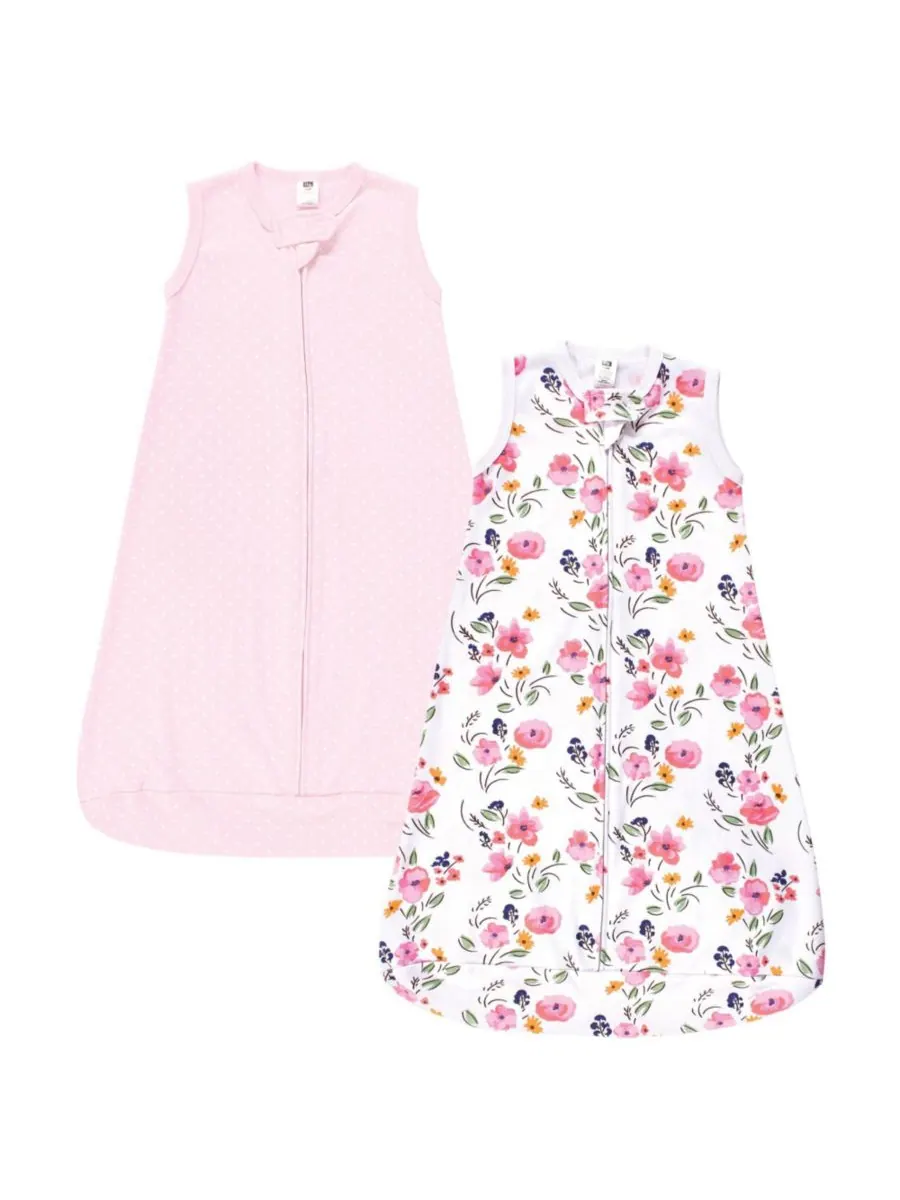 Хлопковая блузка с длинными рукавами - решение для сна Hudson Baby, Floral bouquet sleeveless