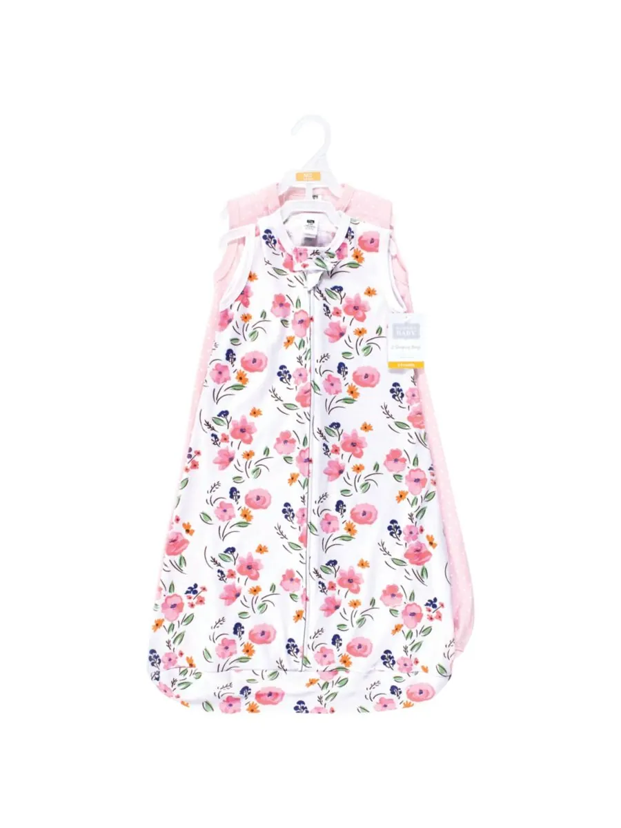 Хлопковая блузка с длинными рукавами - решение для сна Hudson Baby, Floral bouquet sleeveless — 2
