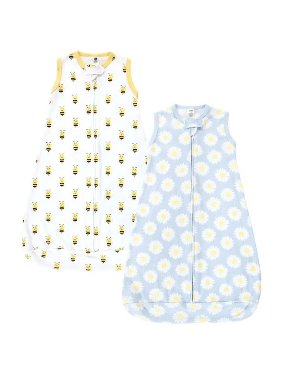 Хлопковая блузка с длинными рукавами - решение для сна Hudson Baby, Daisy bee sleeveless