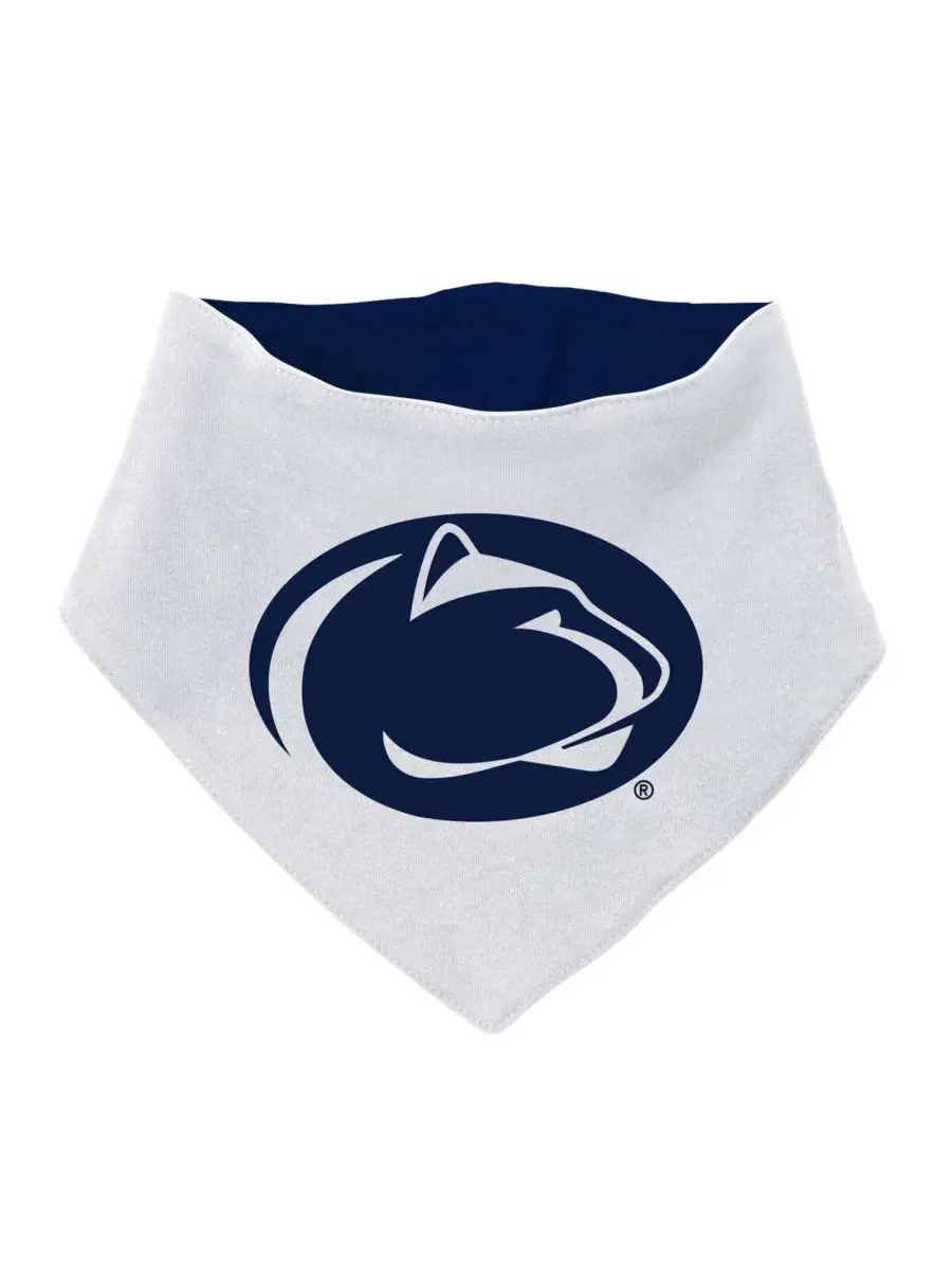 Комплект из 3 предметов: боди, слюнявчик и пинетки Penn State Nittany Lions Mitchell & Ness — изображение 3 из 4, белый