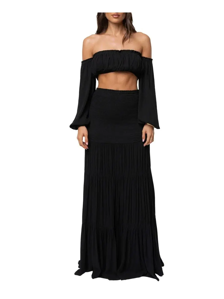 Комплект из топа и макси-юбки Solana JLUXLABEL