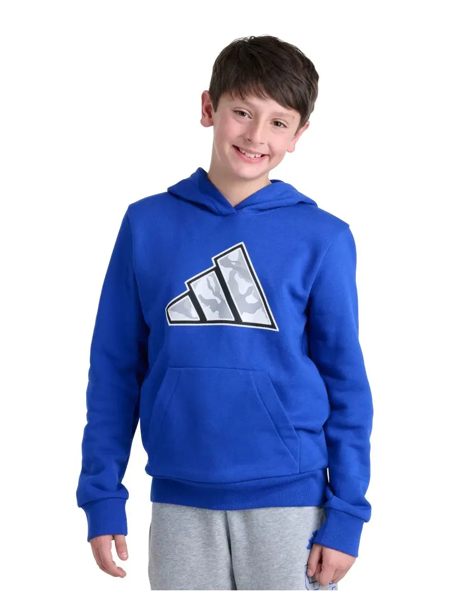 Худи с капюшоном, с длинным рукавом, с принтом adidas