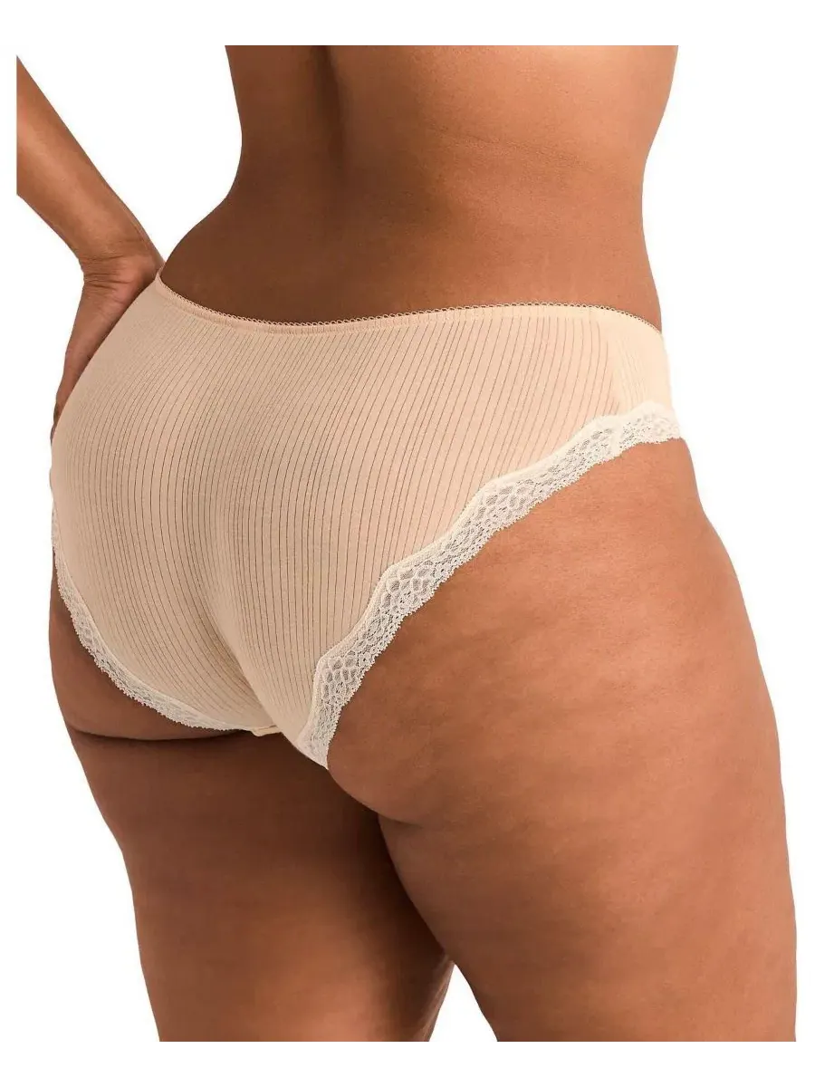Трусы-хипстеры Lilou Plus-Size Adore Me — изображение 3 из 4, светлый бежевый