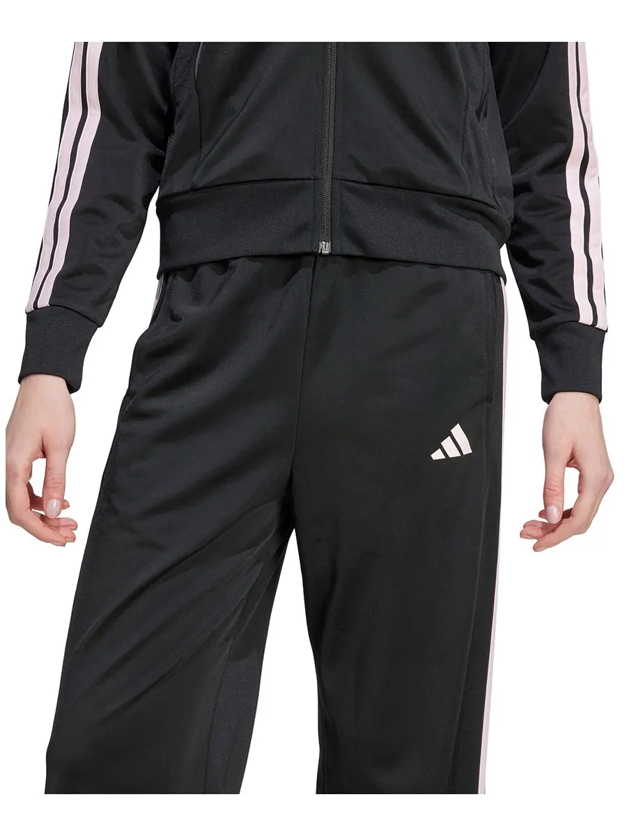 Женские модные брюки средней посадки с тремя полосками Adidas — изображение 4 из 9