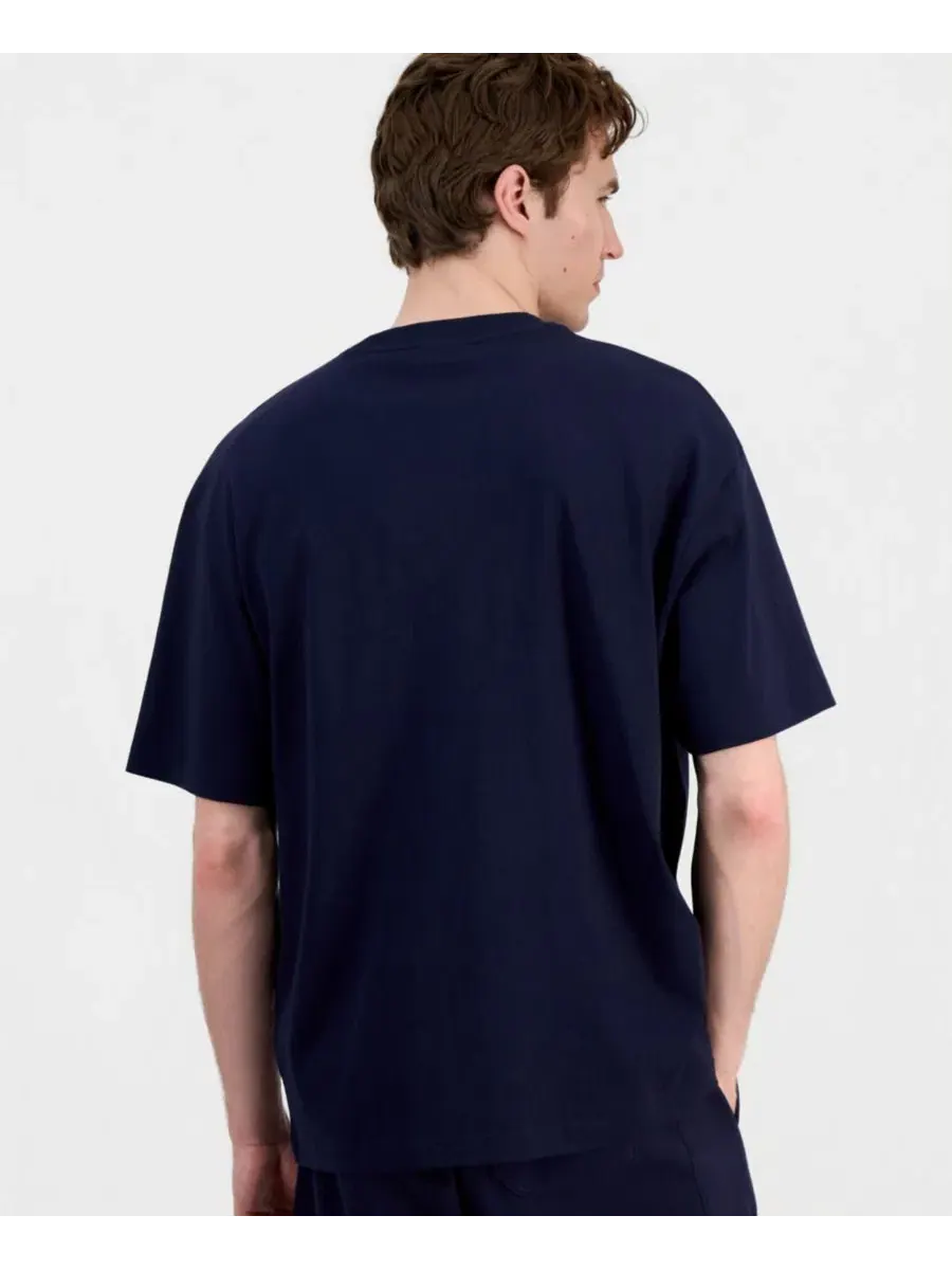 Футболка с нагрудным карманом Nevado Pocket Hugo Boss — изображение 2 из 4, синий
