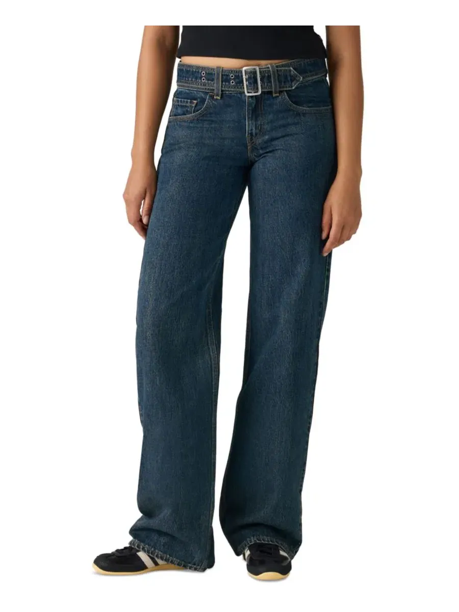 Джинсы свободные с заниженной талией и ремнем Levi's