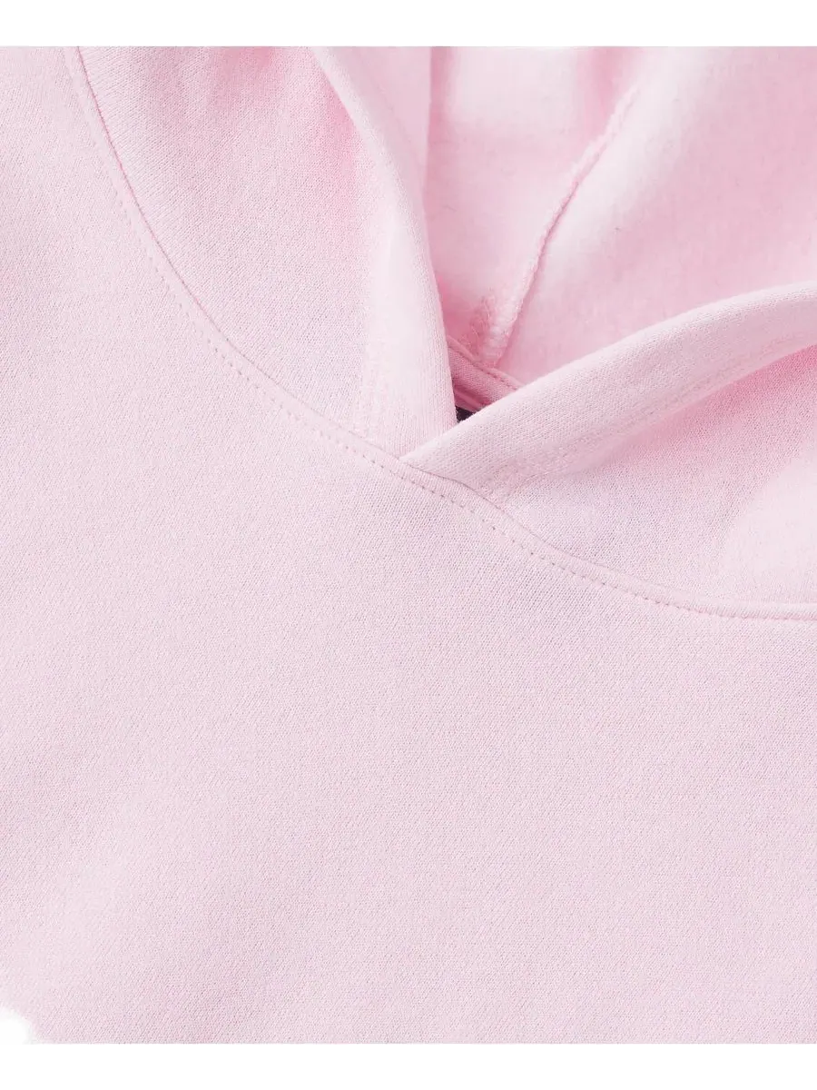Детское худи из флиса с капюшоном, модель Husky Fleece Lands' End — изображение 3 из 3, розовый