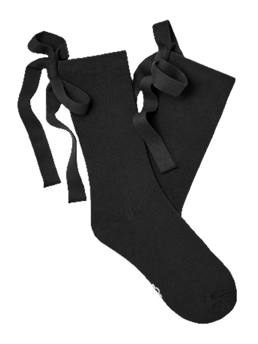 Носки с бантом UGG Serenella Bow Ribbed Crew