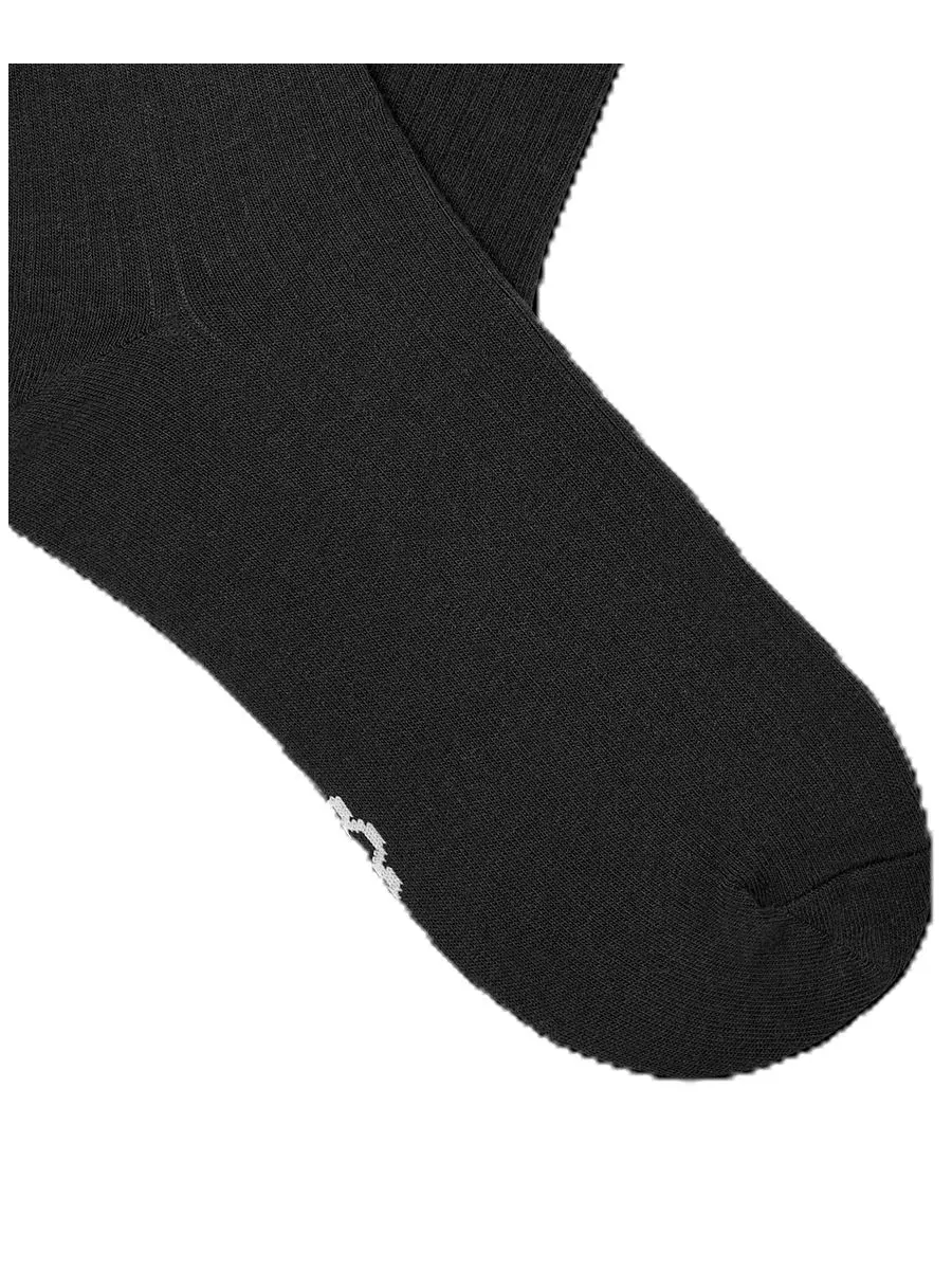 Носки с бантом UGG Serenella Bow Ribbed Crew — изображение 3 из 3, черный