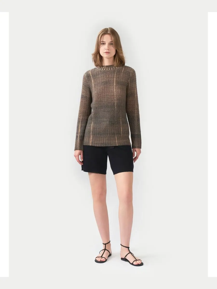 Женские легкие шорты из кашемира и шелка Gobi Cashmere — мульти