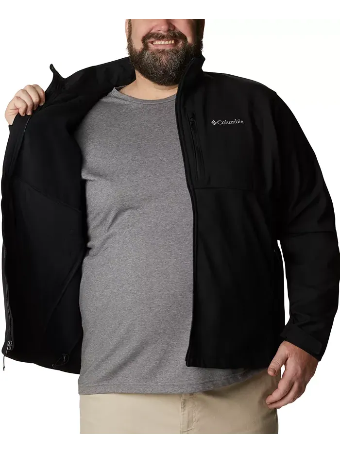 Мужская утепленная мягкая куртка Big & Tall Ascender Columbia — изображение 5 из 9, черный