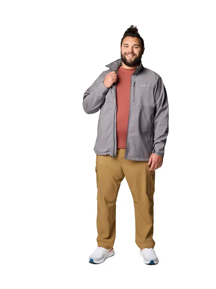 Мужская утепленная мягкая куртка Big & Tall Ascender Columbia — изображение 7 из 7, серый