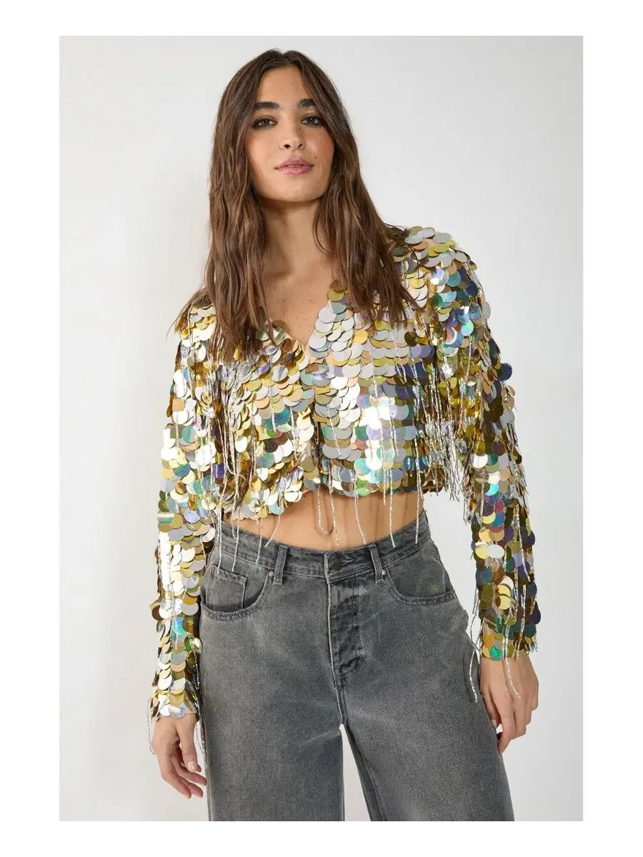 Женская куртка Disc Tassel Trophy Nasty Gal