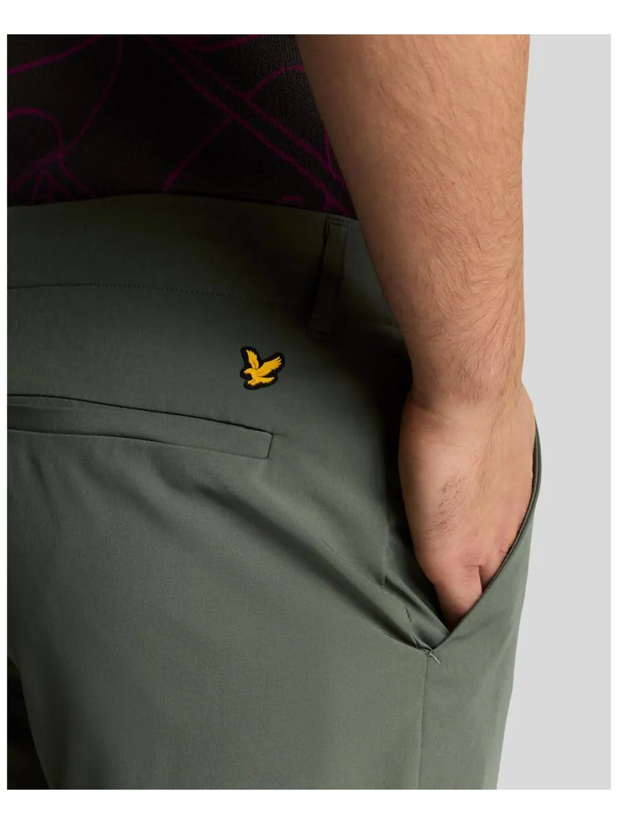 Мужские шорты для гольфа с пятью карманами Lyle & Scott — изображение 5 из 5, зеленый