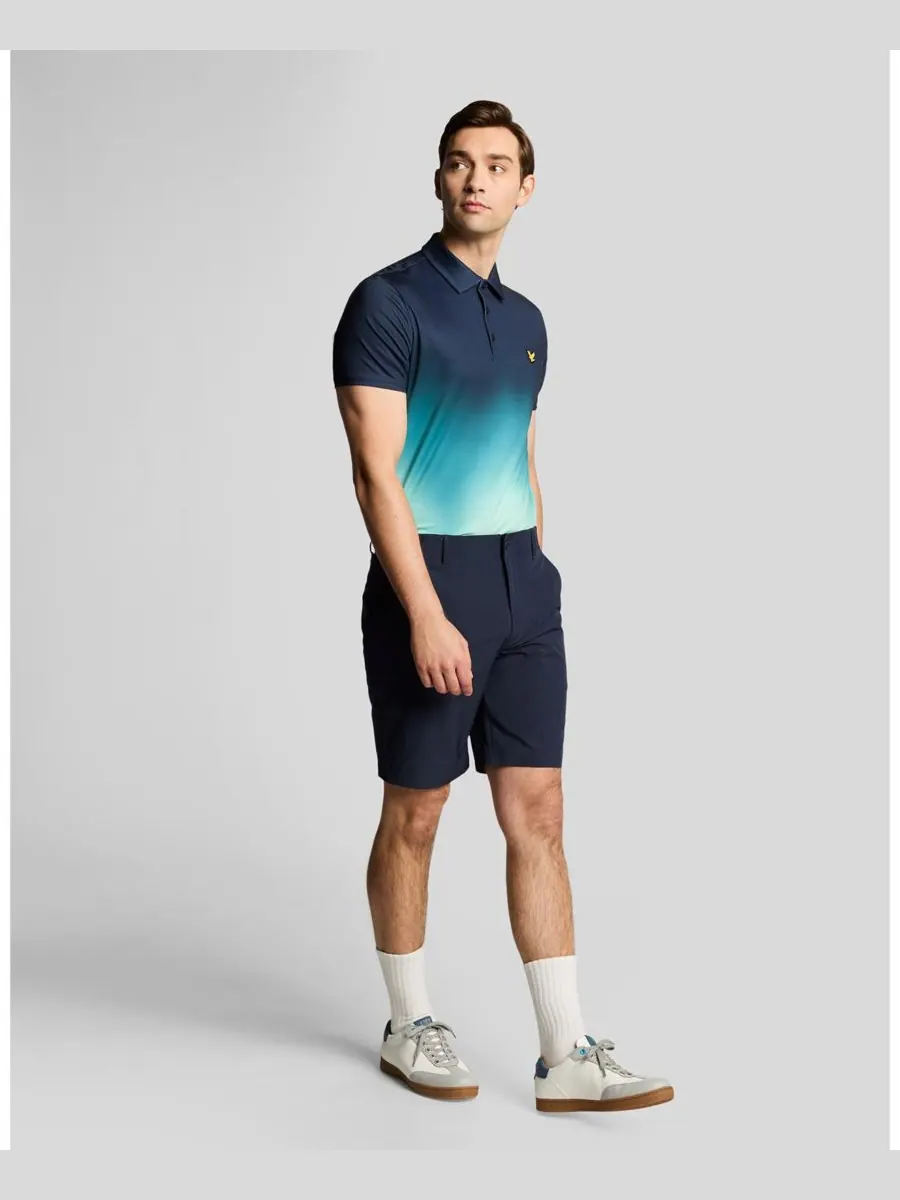 Мужские шорты для гольфа с пятью карманами Lyle & Scott — изображение 2 из 5, темный темно-синий