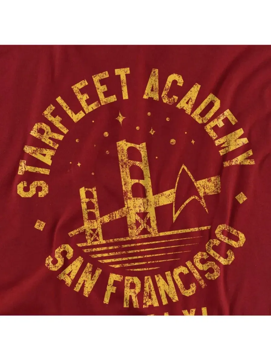 Футболка с принтом Collegiate Bridge Star Trek — изображение 3 из 3, красный