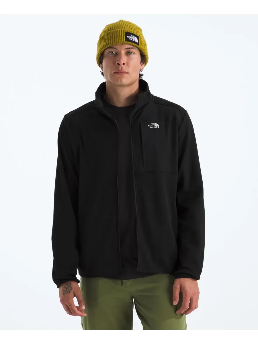 Мужская флисовая куртка на молнии The North Face — изображение 1 из 4, черный