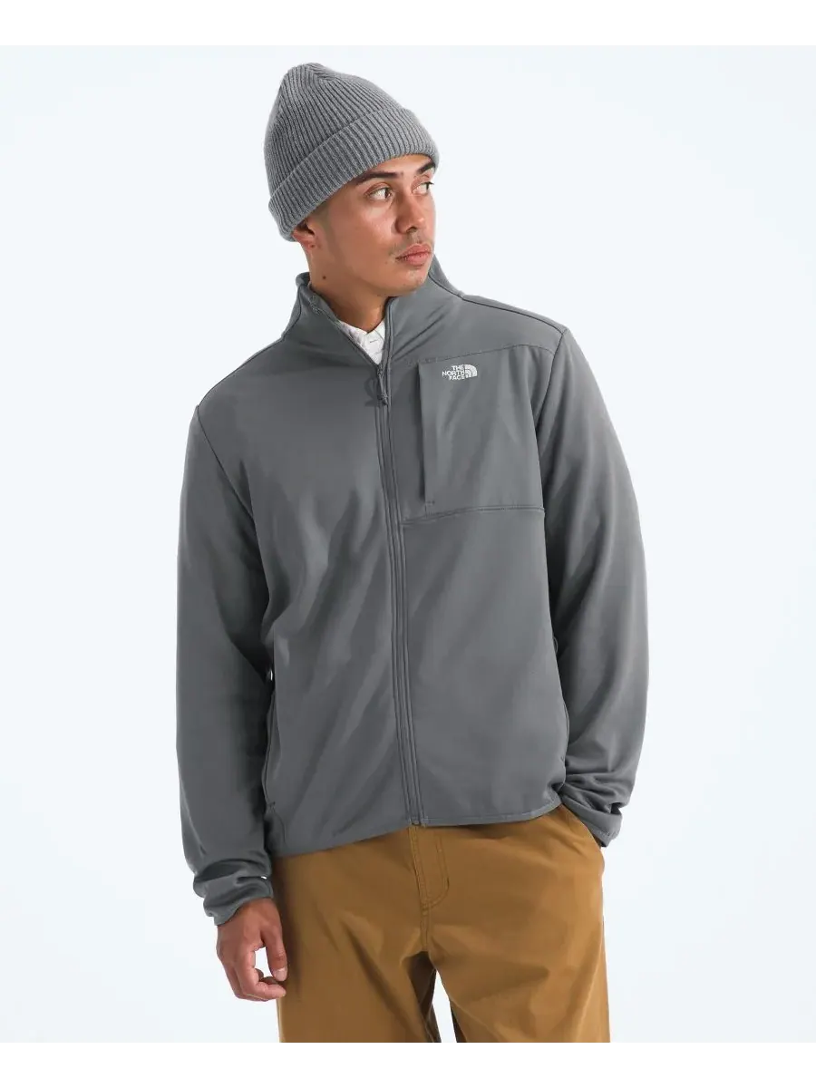 Мужская флисовая куртка на молнии The North Face — изображение 1 из 4, серый