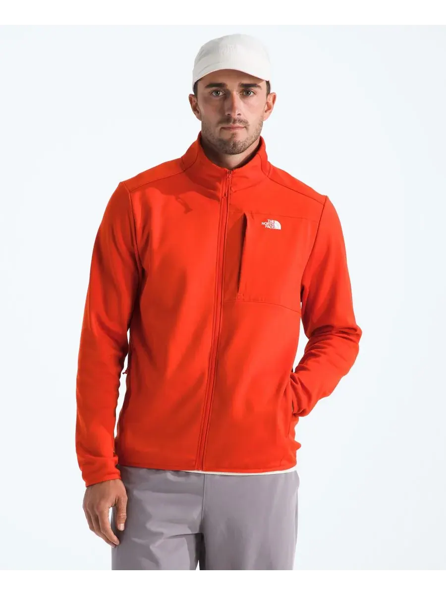 Мужская флисовая куртка на молнии The North Face — изображение 1 из 4, красный