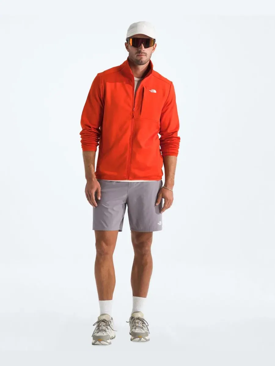 Мужская флисовая куртка на молнии The North Face — изображение 2 из 4, красный