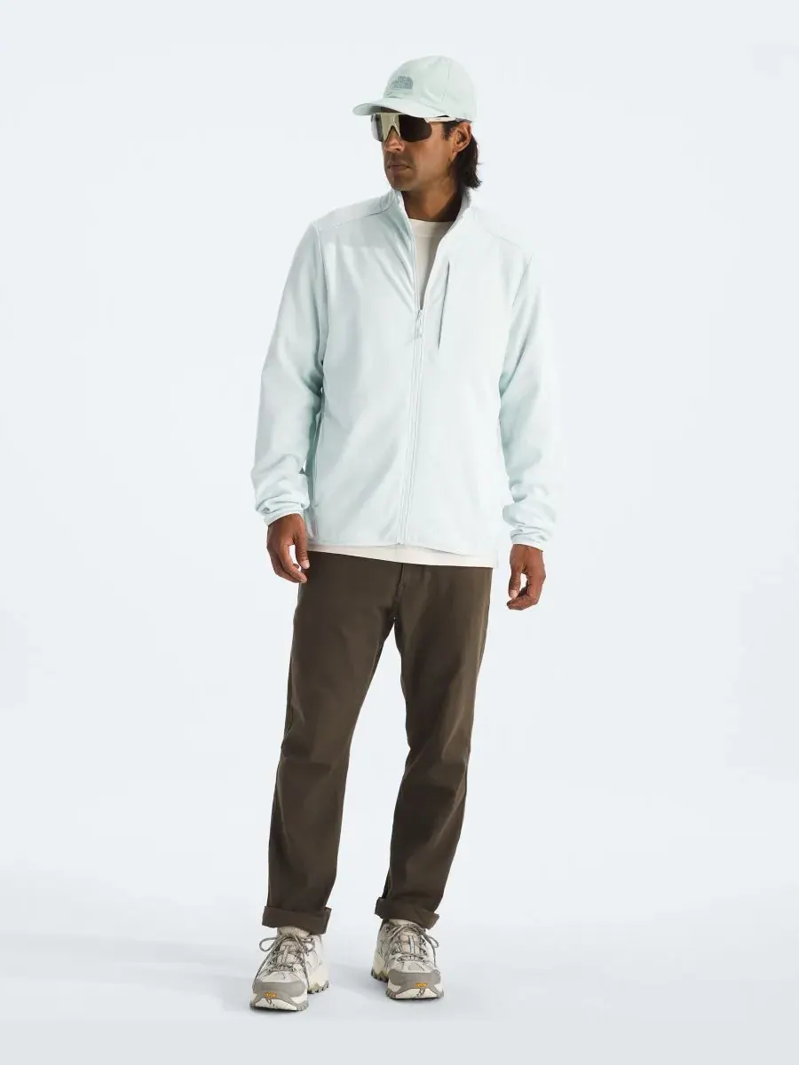 Мужская флисовая куртка на молнии The North Face — изображение 2 из 4, белый