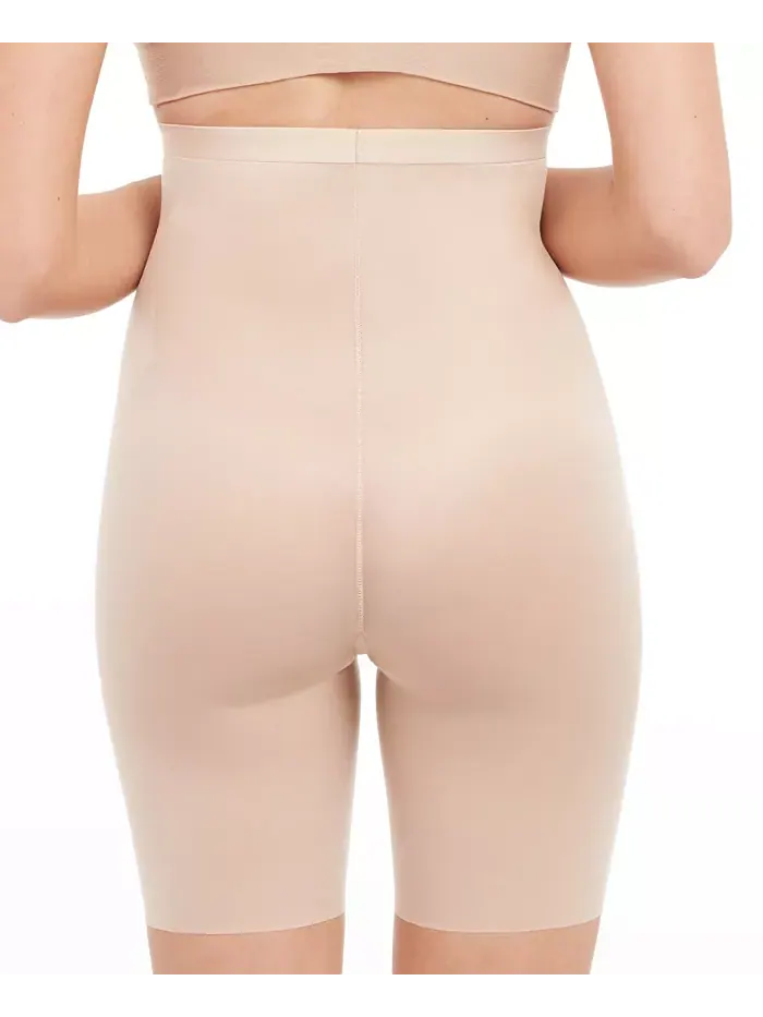 Thinstincts 2.0 Высокие шорты до середины бедра SPANX — изображение 2 из 4, бежевый