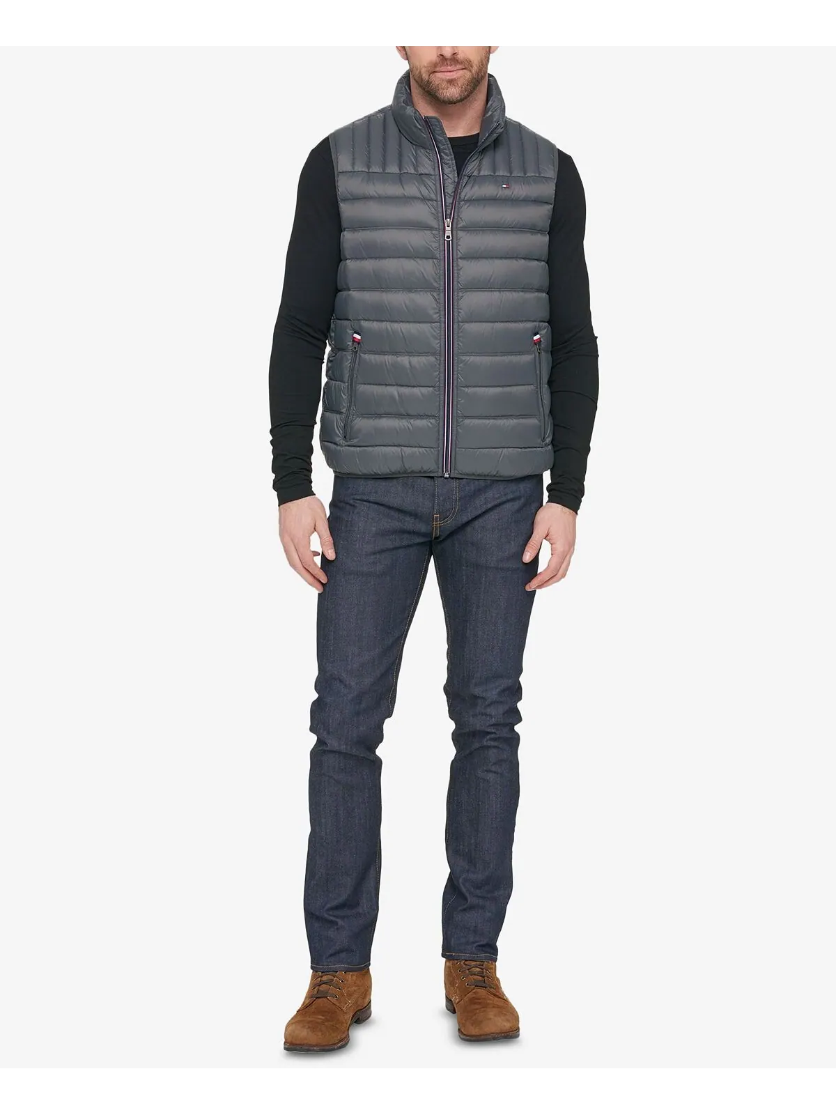 Жилет Tommy Hilfiger Quilted — изображение 10 из 10, темно-серый