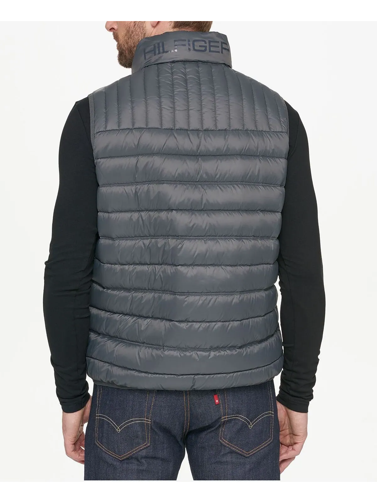 Жилет Tommy Hilfiger Quilted — изображение 2 из 10, темно-серый