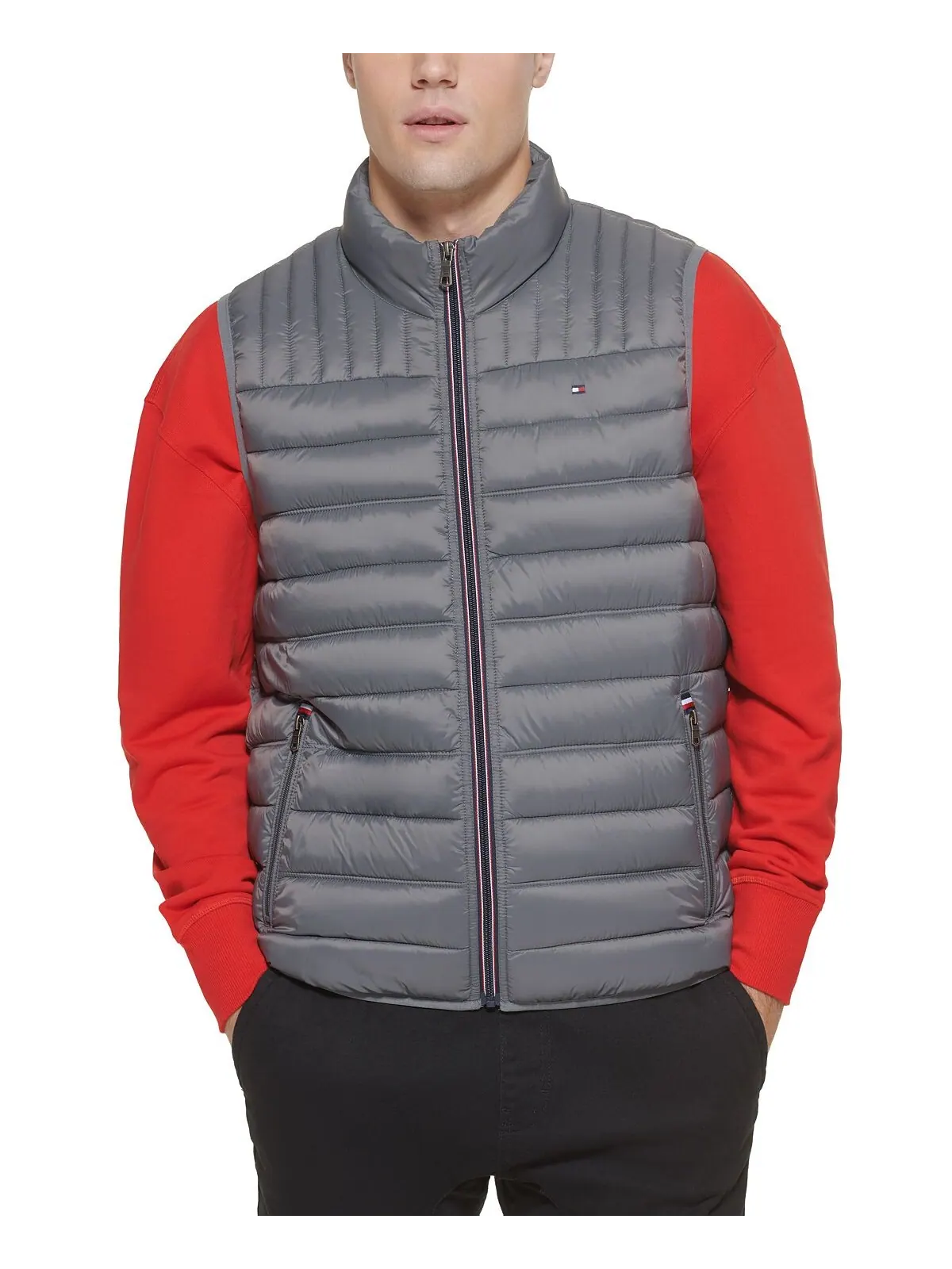 Жилет Tommy Hilfiger Quilted — изображение 4 из 10, темно-серый