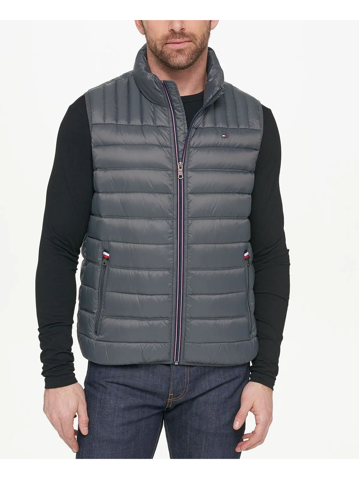 Жилет Tommy Hilfiger Quilted — изображение 8 из 10, темно-серый