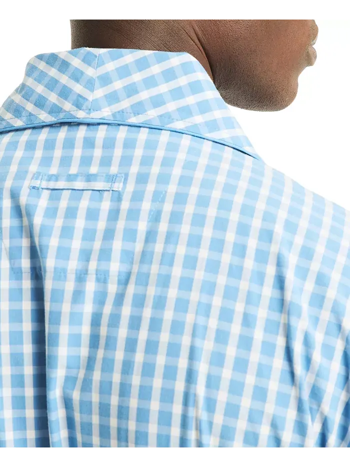 Мужской клетчатый халат Crafted Plaid Nautica — изображение 3 из 4, синий