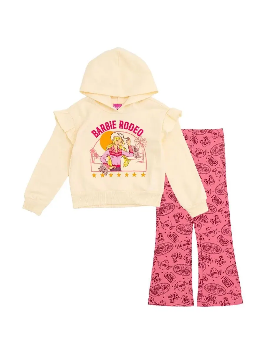 Комплект из футерованного худи и леггинсов Barbie