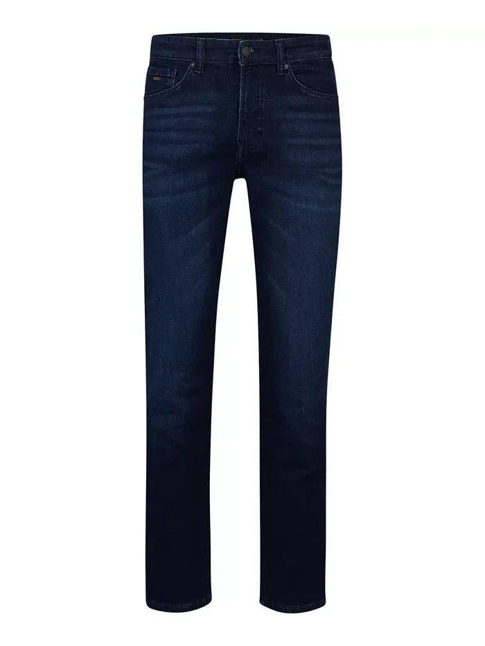 Мужские джинсы Regular Fit Comfort Stretch Hugo Boss — изображение 5 из 5, синий