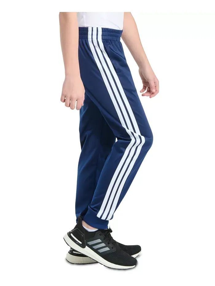 Брюки-джоггеры Big Boys с эластичным поясом Essential 3-Stripe adidas — изображение 4 из 6, черный