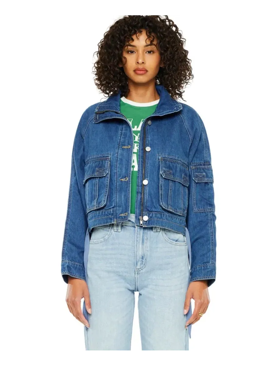 Джинсовая куртка-ветровка Jailene Denim Windbreaker KanCan