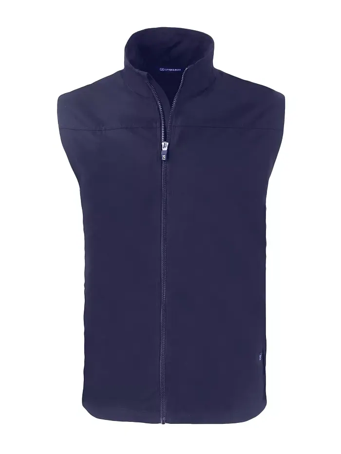 Жилет Charter Eco Full-Zip для высоких Cutter & Buck — изображение 1 из 3, темно-синий