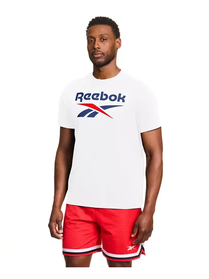Мужская классическая футболка с логотипом Reebok