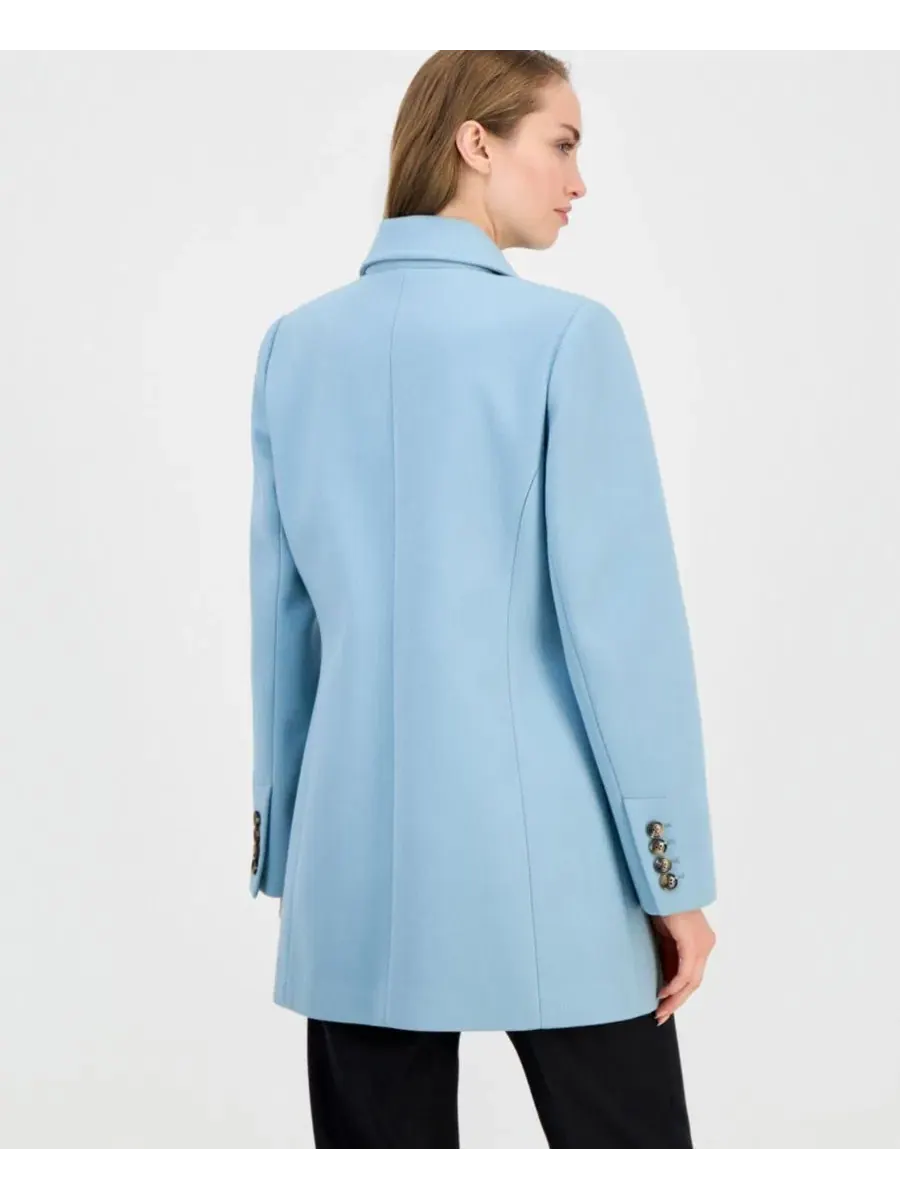 Пальто двубортное Anne Klein — изображение 2 из 3, турмалиновый