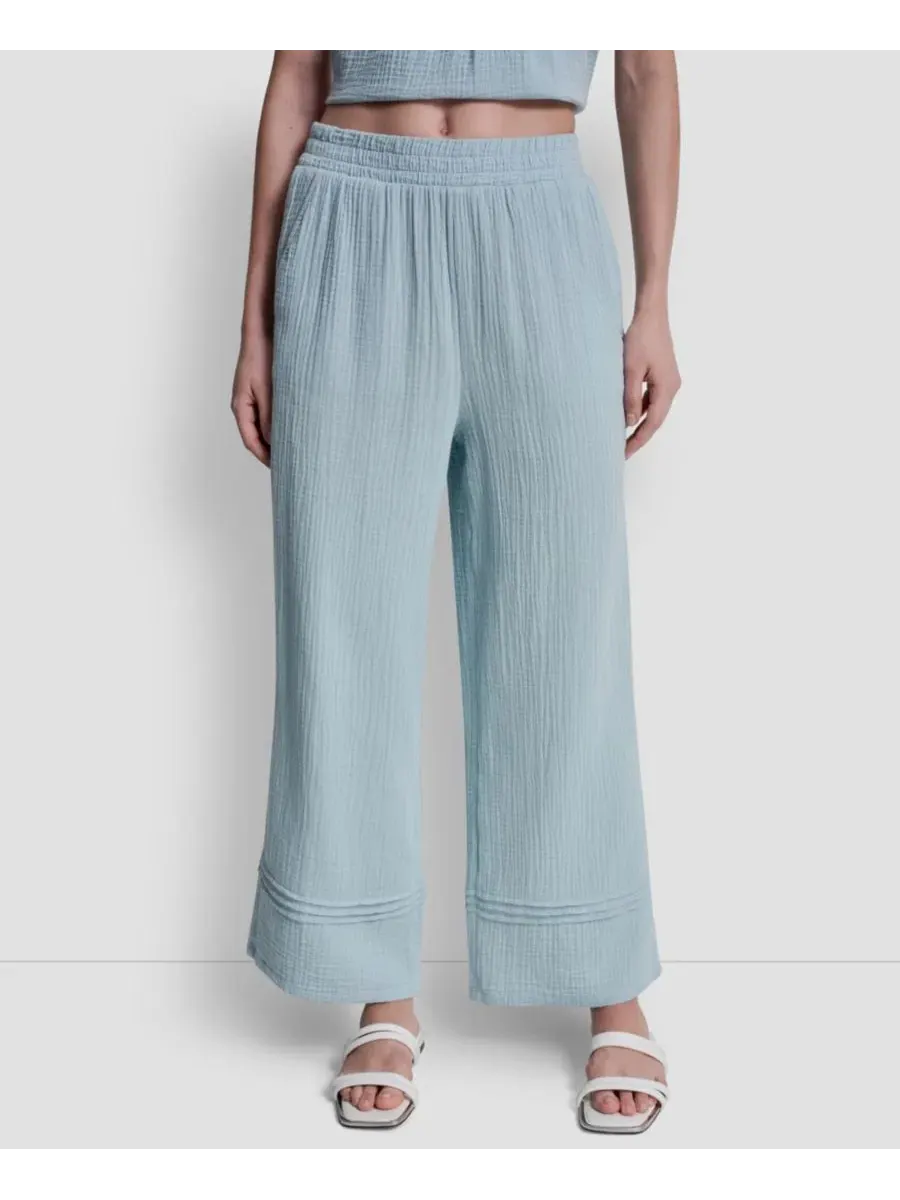 Укороченные брюки прямого кроя из марли, надеваемые через голову Dkny Jeans