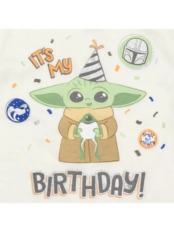 Комплект одежды для мальчиков Baby Boys из 3 предметов: толстовка Yoda Pullover, трусики-подгузники — изображение 6 из 6