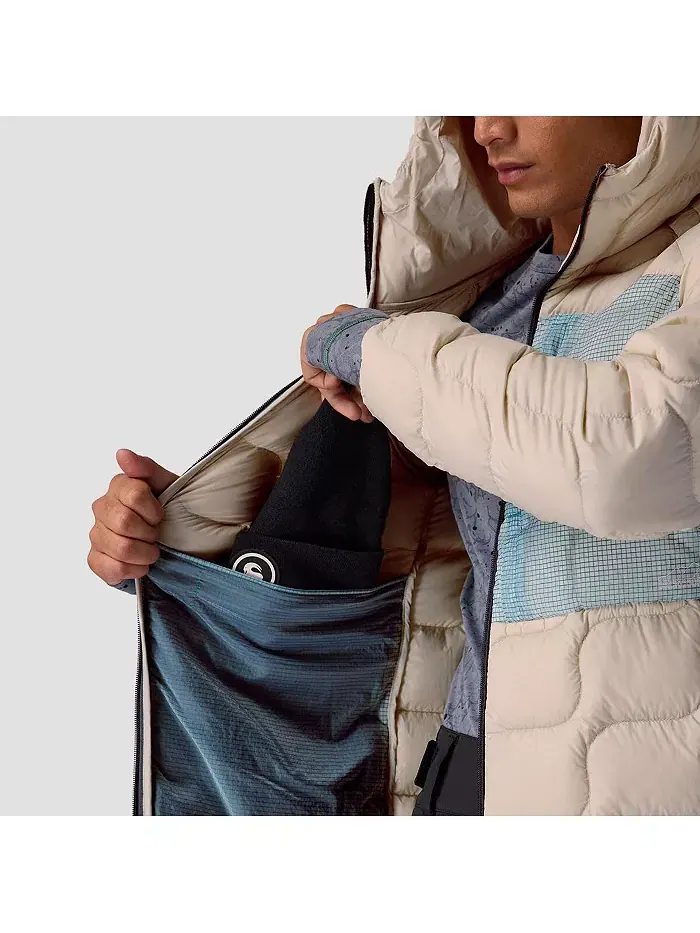 Мужская куртка Waas ALLIED с капюшоном и утеплителем Down Backcountry — изображение 4 из 8, серый