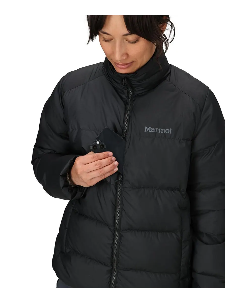 Пуховая куртка Women's Guides Marmot — изображение 3 из 5, черный