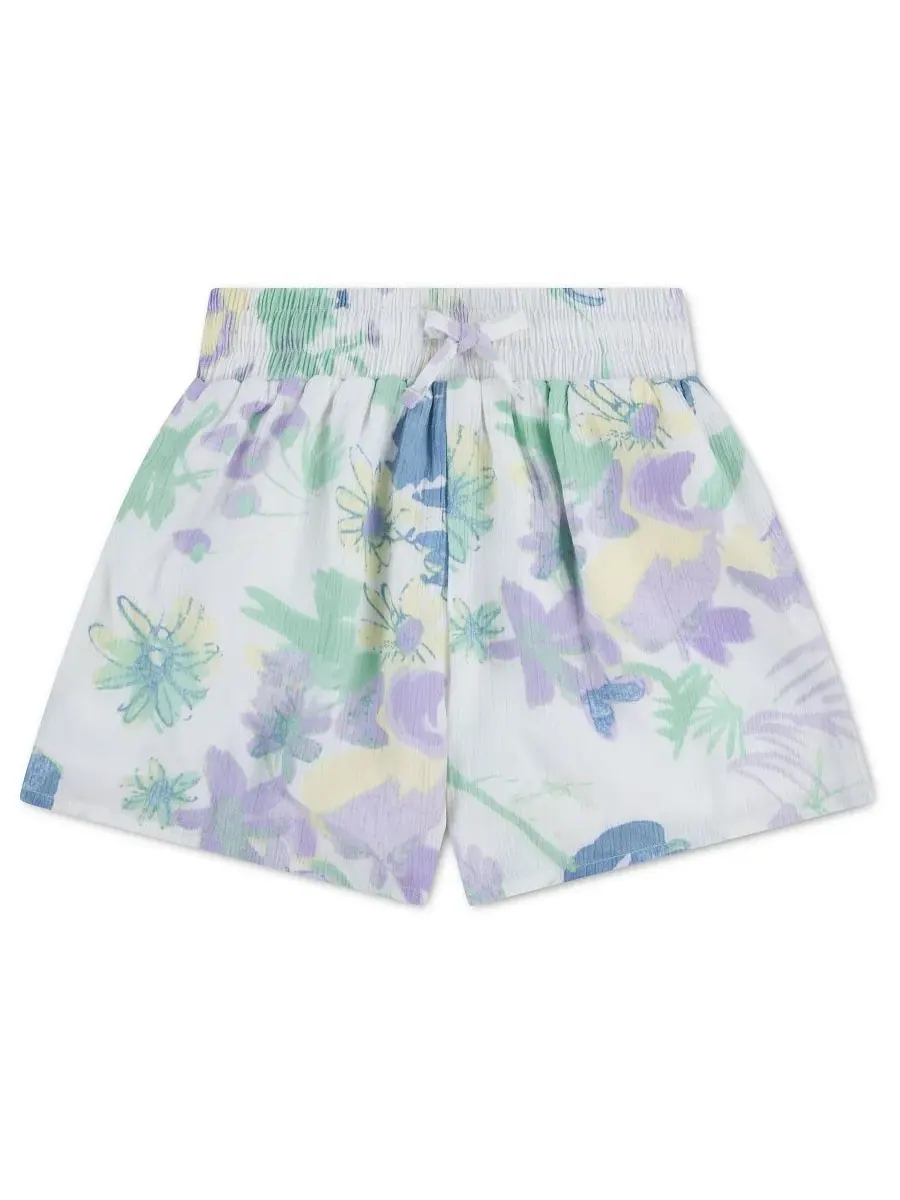 Детские шорты YPB с цветочным принтом и расклешенной юбкой Abercrombie kids