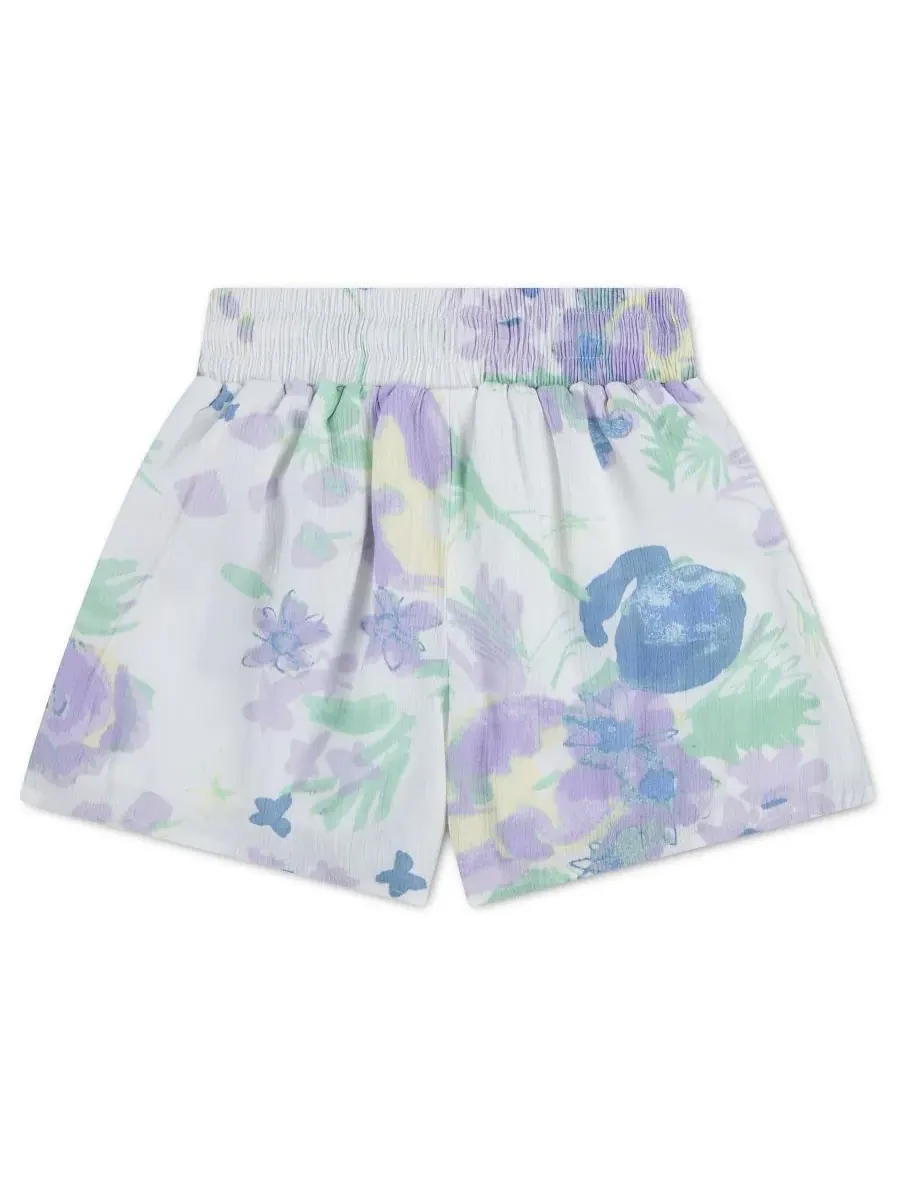 Детские шорты YPB с цветочным принтом и расклешенной юбкой Abercrombie kids — 2