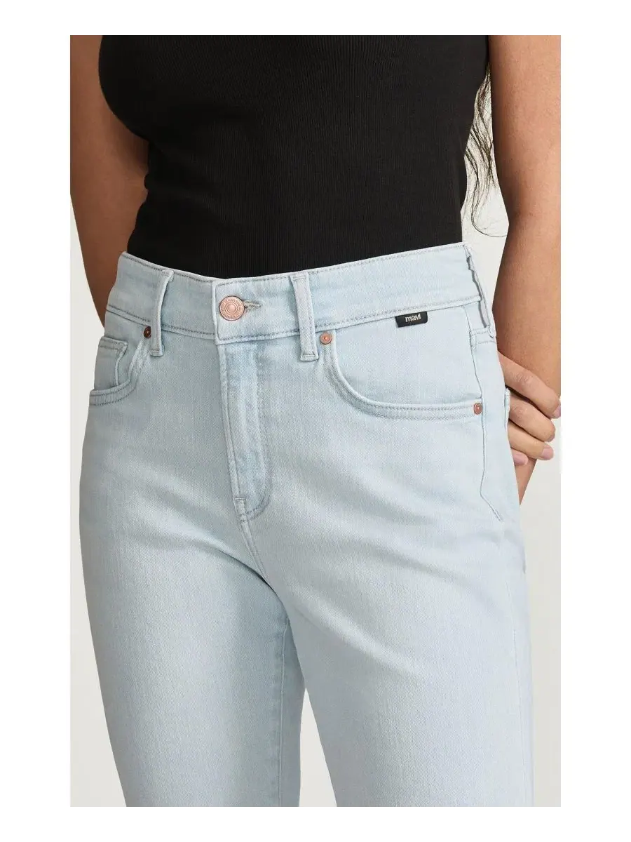 Джинсы-клеш с заниженной посадкой Vicky Mavi Jeans — изображение 4 из 4, светлый/синий