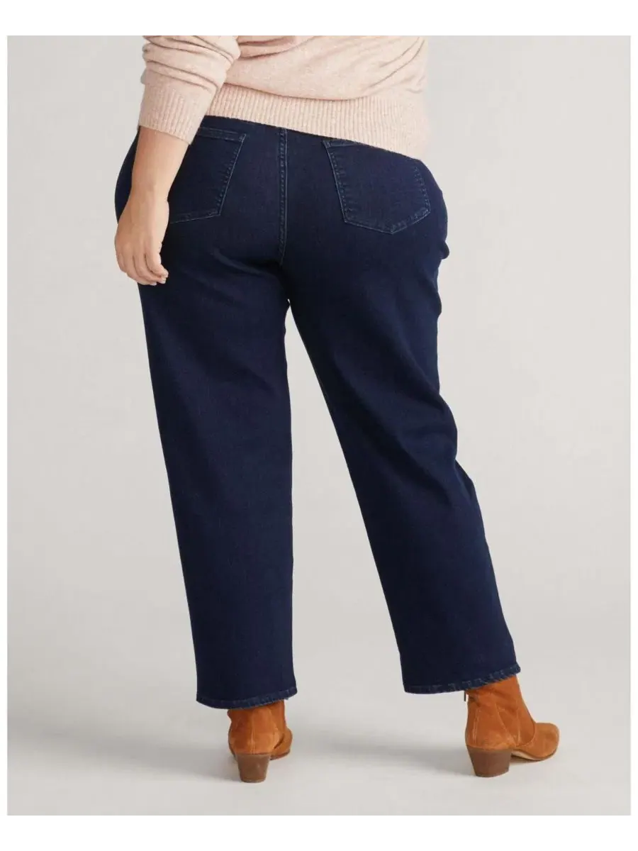 Джинсы с высокой посадкой и прямыми штанинами Seine High Rise Straight Leg Jean 29 Inch Universal — изображение 3 из 3