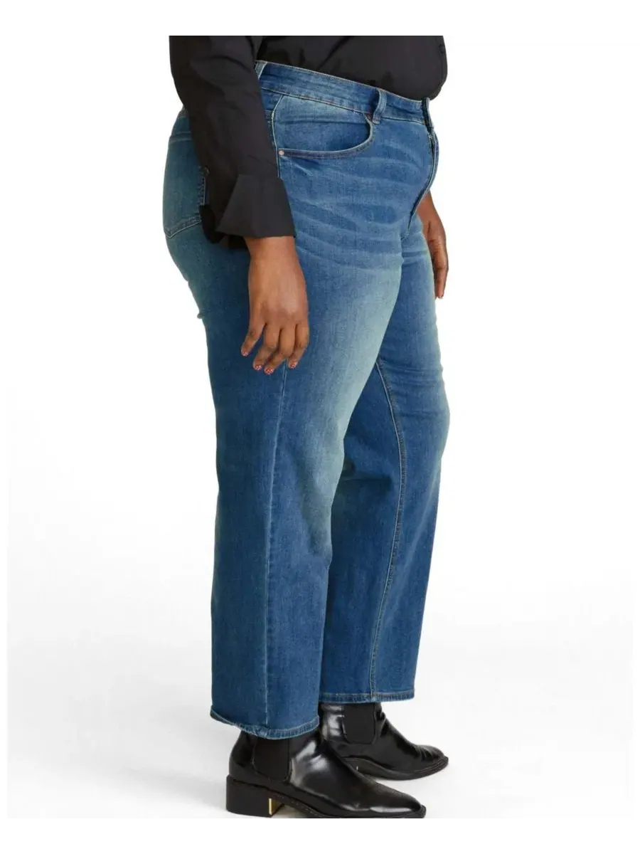Джинсы прямого кроя с высокой посадкой Seine High Rise Straight Leg Jean 29 Inch Universal Standard — изображение 3 из 3