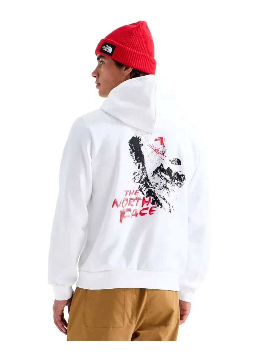 Худи с капюшоном, с принтом The North Face — изображение 1 из 3, белый
