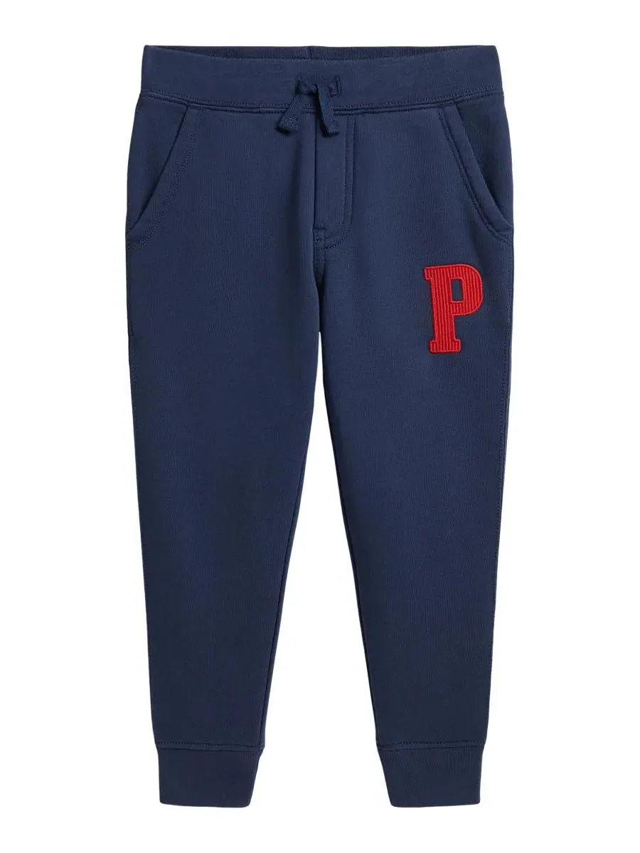Флисовые джоггеры с вышивкой P Polo Ralph Lauren